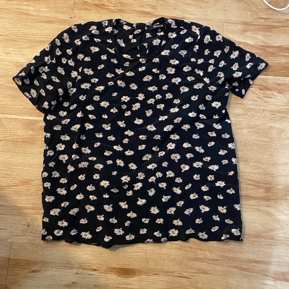 Madewell flowered top